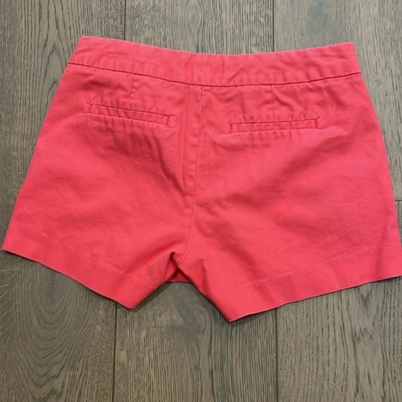 Banana Republic Hampton Fit Classic Chino Khaki Style Red Shorts Size 2 - Picture 4 of 8